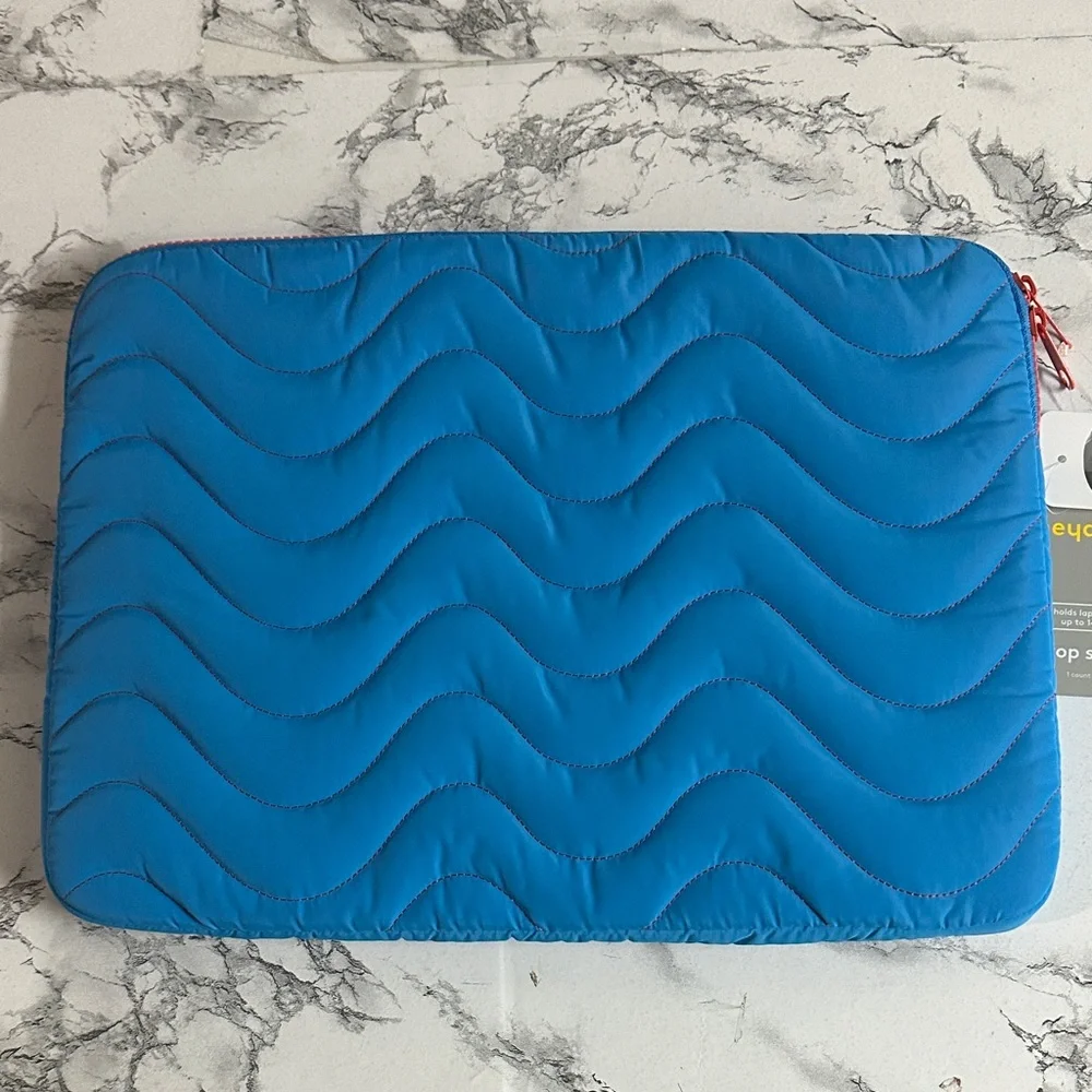 heyday Bright Blue Puffy Tablet/Laptop Sleeve Up to 14”
